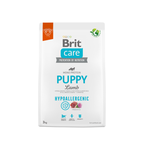 Brit Care Puppy με Αρνί & Ρύζι 3KG