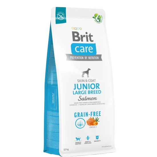 Brit Care Grain Free Junior Large Salmon & Potato 12kg