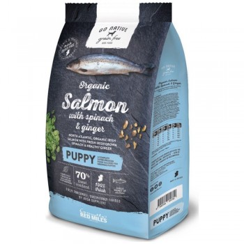 Go Native Puppy Grain Free Organic Salmon with Spinach & Ginger