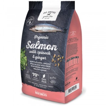 Go Native Grain Free Organic Salmon with Spinach & Ginger
