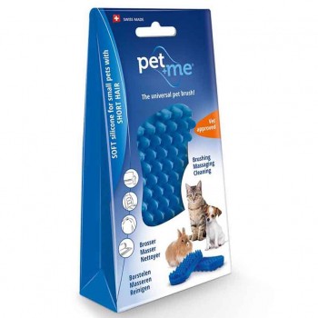 White Company Pet&Me Grooming Silicone Brush Blue 13cm