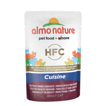 ALMO NATURE HFC Pouch 55gr Cuisine - φιλέτο τόνου & αστακού 