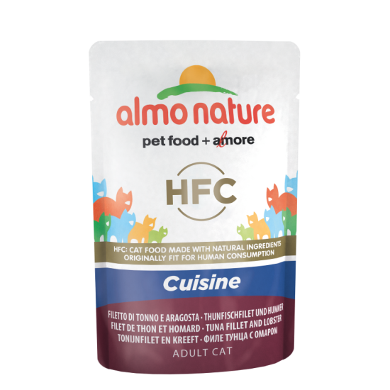 ALMO NATURE HFC Pouch 55gr Cuisine - φιλέτο τόνου & αστακού 