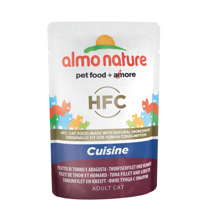 ALMO NATURE HFC Pouch 55gr Cuisine - φιλέτο τόνου & αστακού 